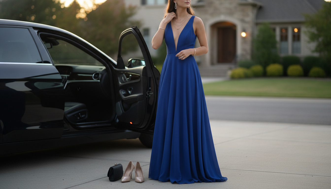 Best Jewelry for a Deep V-Neck Formal Dress